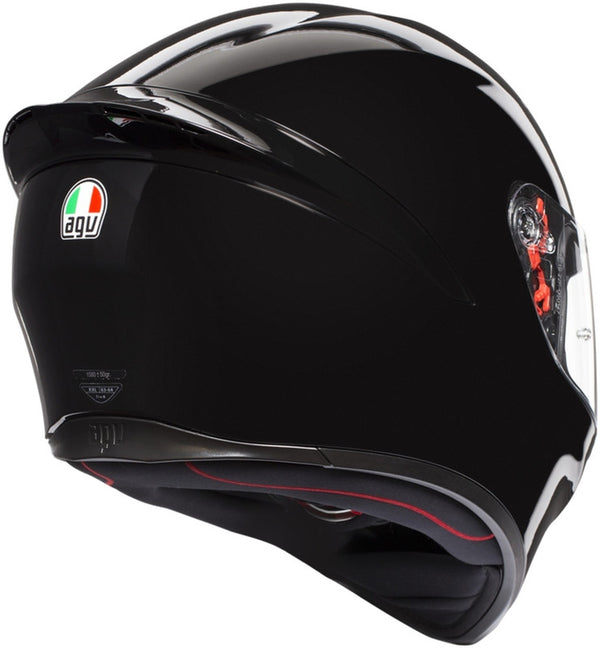 CASCO CERRADO AGV K-1 E2205 MONO  NEGRO