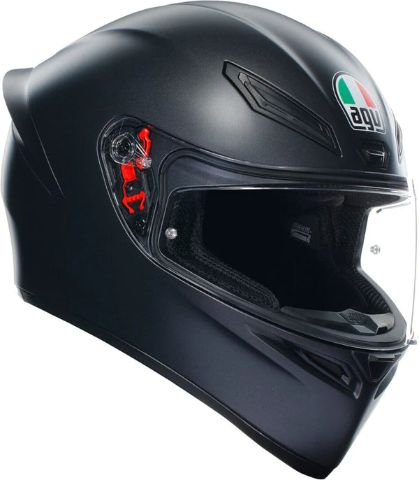 CASCO CERRADO AGV K-1 E2205 SOLID L NGO/MATE