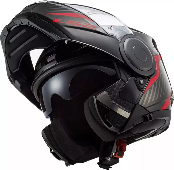 CASCO ABATIBLE LS2 SCOPE II SKID NGO/ROJ FF902 SIN PINLOCK