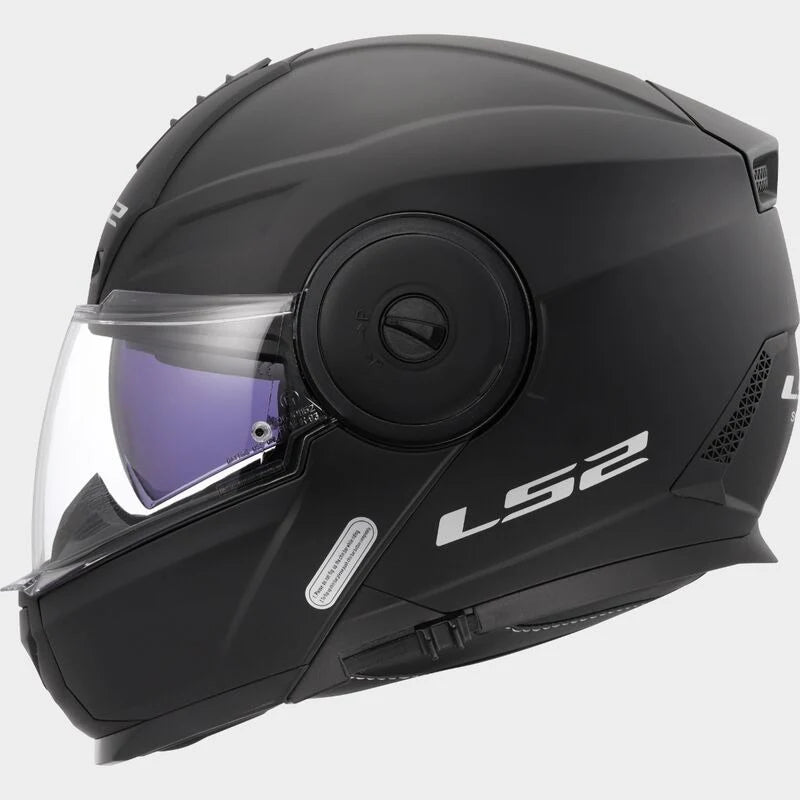 CASCO ABATIBLE LS2 SCOPE II SOLID NEGRO MATE FF902 SIN PINLOCK