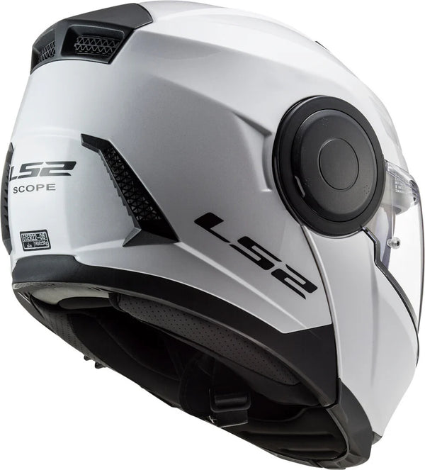 CASCO ABATIBLE LS2 SCOPE II SOLID BLANCO FF902 SIN PINLOCK