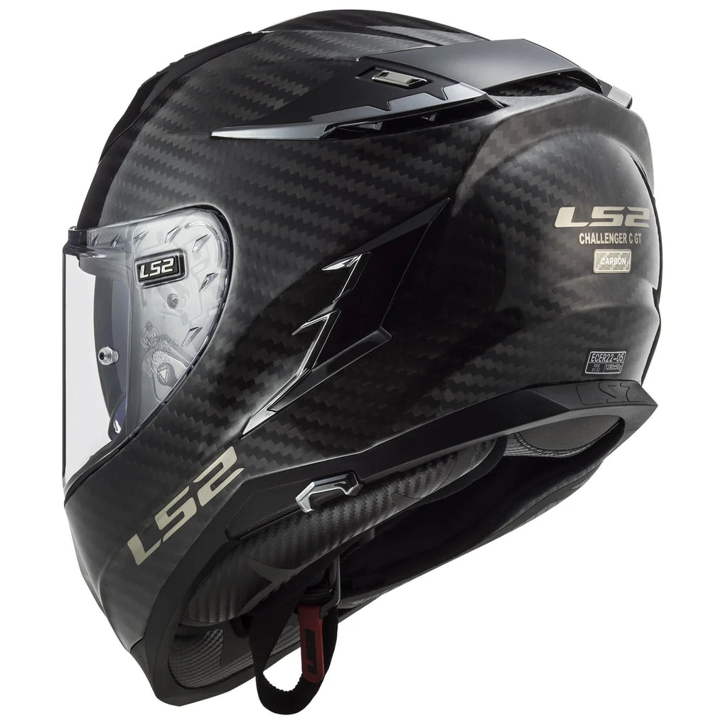 CASCO CERRADO LS2 CHALLENGER CT2 SOLID CARBON FF327