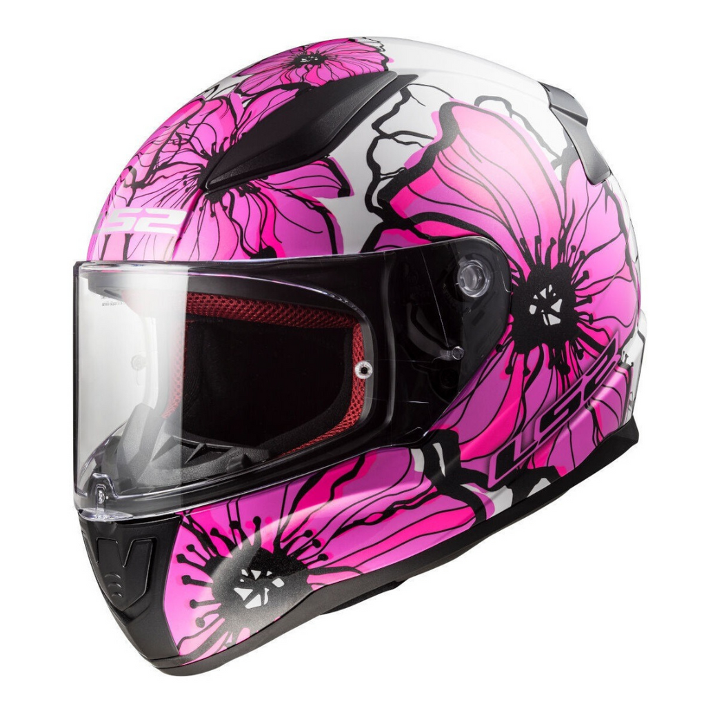 CASCO CERRADO LS2 RAPID II POPPIES BCOROSA FF353