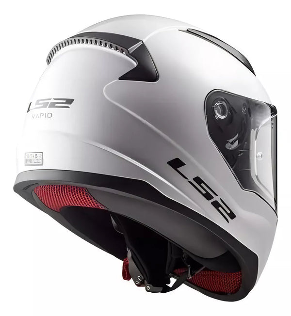 CASCO CERRADO LS2 RAPID II SOLID BLANCO FF353