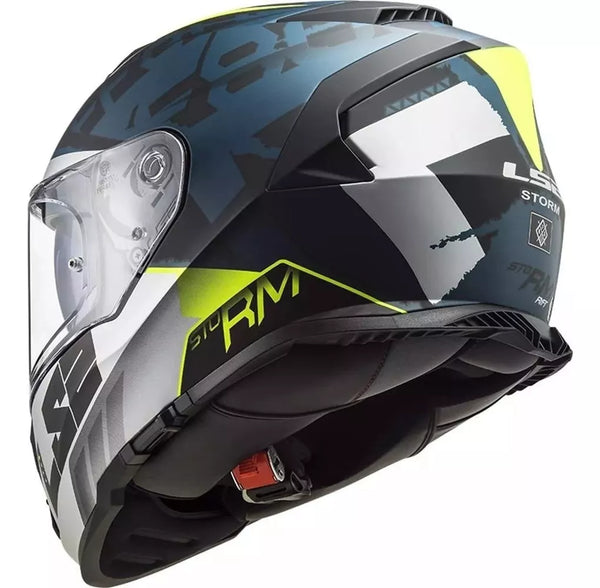 CASCO CERRADO LS2 STORM II SPRINTER NGO/PL/COBALTO FF800