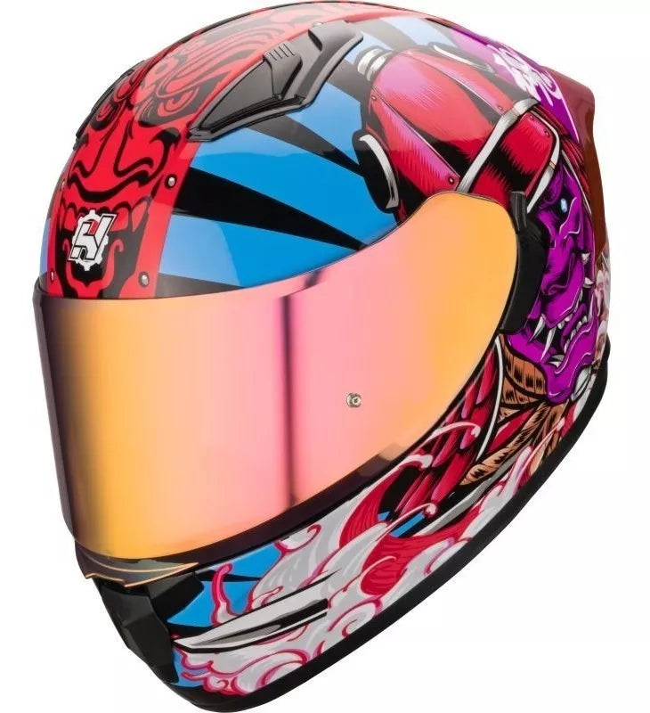 Casco de discount moto samurai
