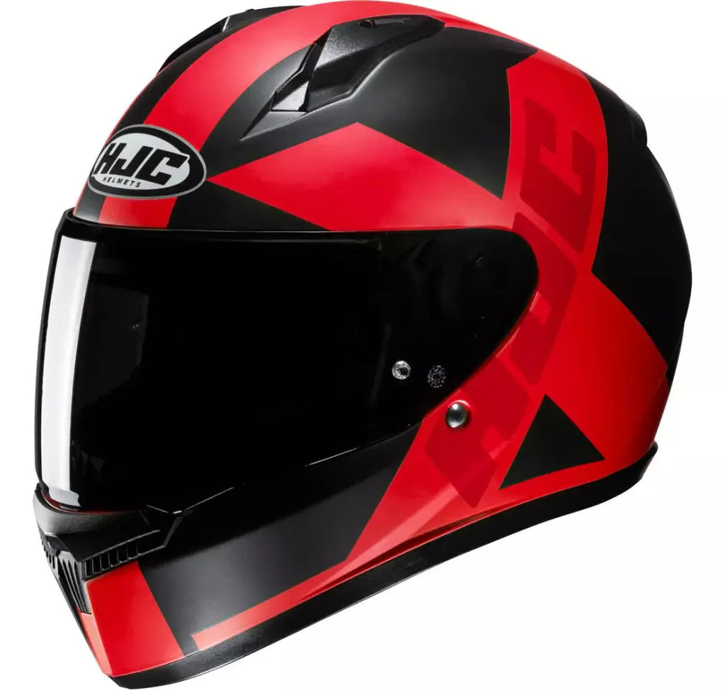 Casco C10 TEZ MC1SF Neg/Roj HJC