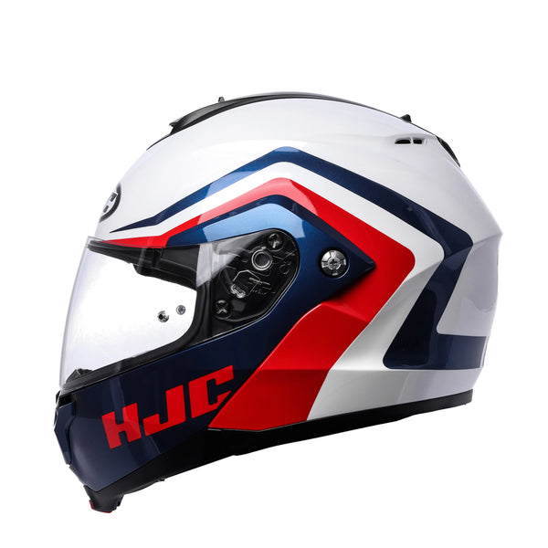 Casco C91N Nepos MC21 Bco/azul/rojo  HJC