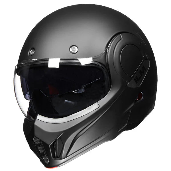 Casco de moto Abatible ILM B707 Matte Black