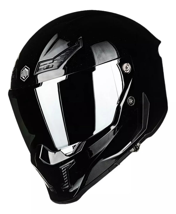 Casco de moto Integral ILM MF509 Gloss Black