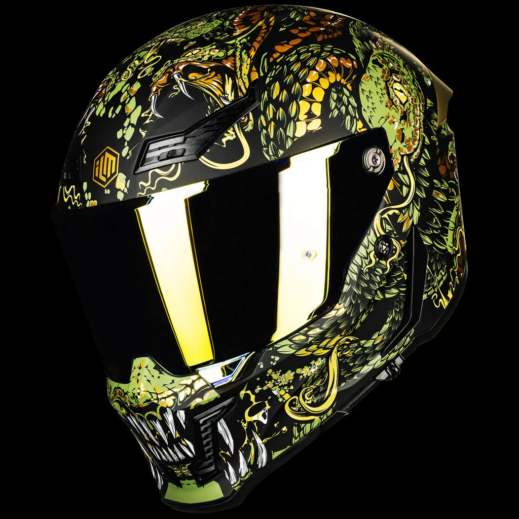 Casco de moto Integral ILM MF509 Mythology Gold