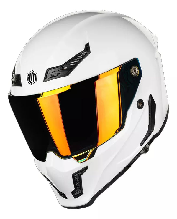 Casco de moto Integral ILM MF509 White