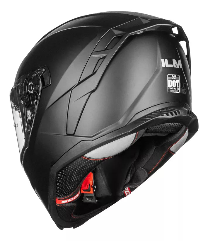 Casco de moto Integral ILM MF567 Matte Black