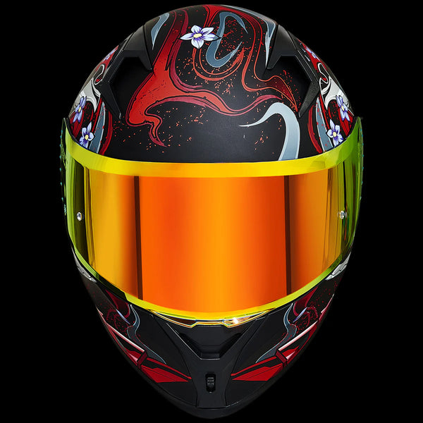 Casco de moto Integral ILM Z501 Armor Red