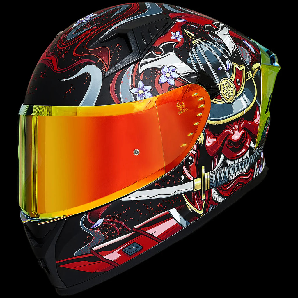 Casco de moto Integral ILM Z501 Armor Red