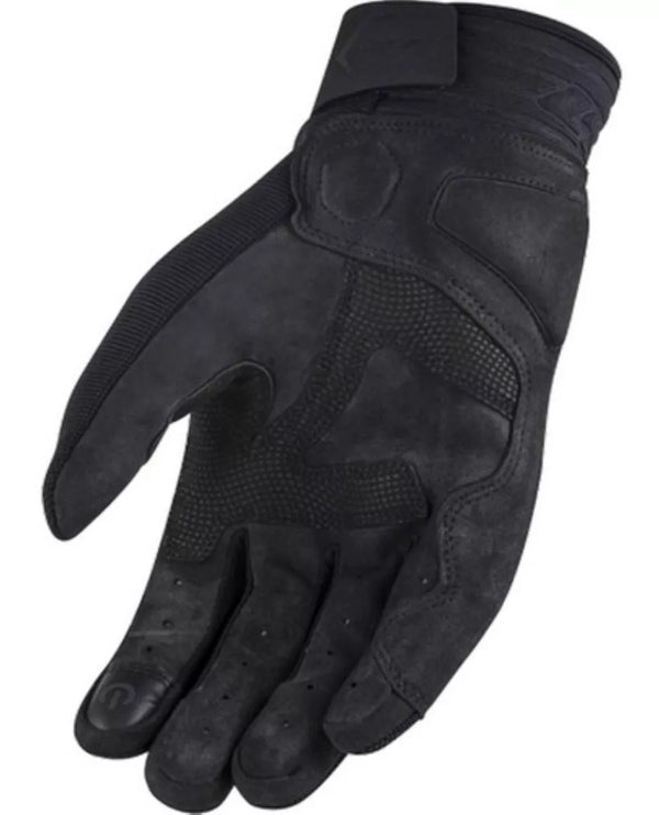 GUANTES VEL LS2 NGO/GRS AL TERRAIN TEXTIL/PIEL