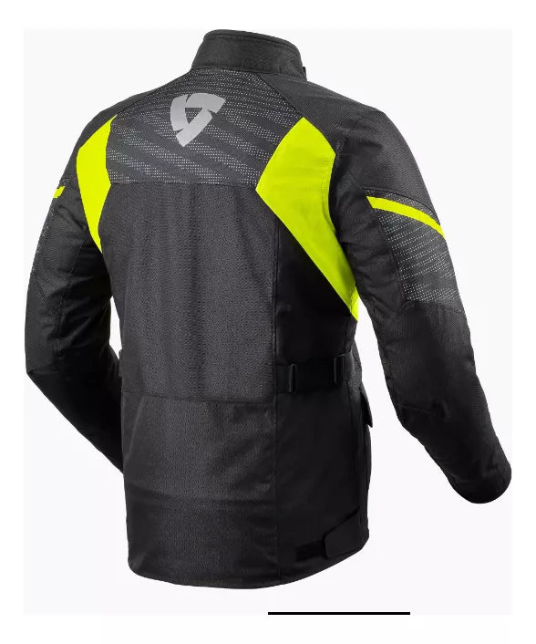 JACKET DUKE H2O BLACK NEON YELLOW