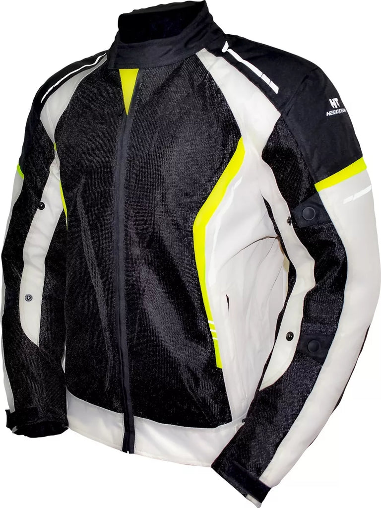 JACKET MESH BLACK WHITE HEBOTECH