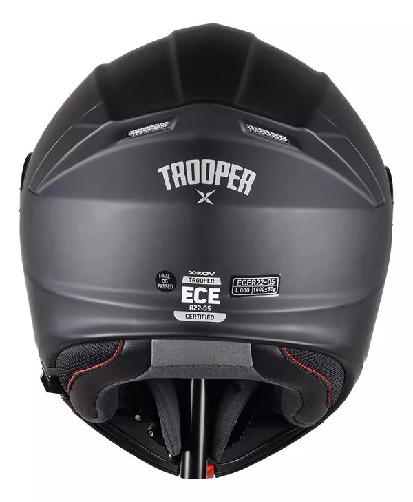 X-KOV CASCO TROOPER NEGRO MATE