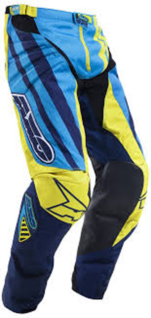 Motion pants blue yellow